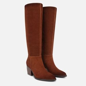 Naturalizer Wide Calf Suede Knee High Boot